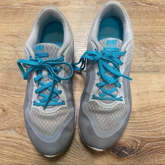 Nike Women's Flex TR 6 Gray Blue Size 6 US Good Condition - Picture 3 of 9